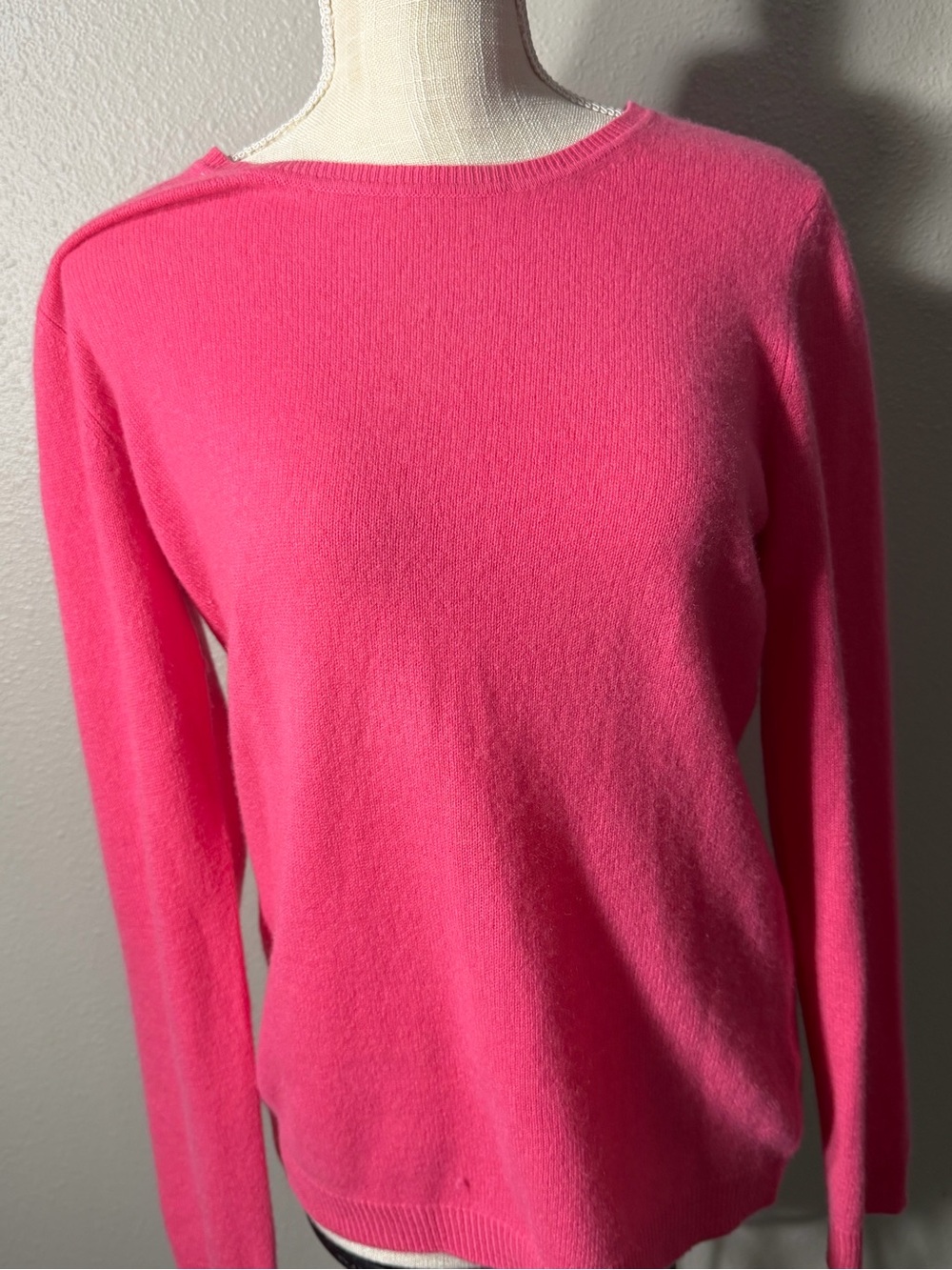 Charter Club Hot Pink Crewneck Sweater